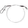 Bas de ligne Fox Rage Strike Point Jerk Leader Single Strand Titanium