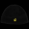 Bonnet Black Cat Fleece Beanie Hat