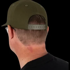 Casquette Black Cat Green Flat Peak Cap
