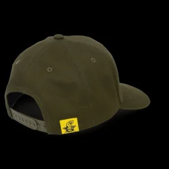 Casquette Black Cat Green Flat Peak Cap