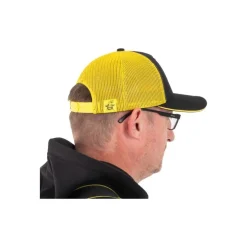 Casquette Black Cat Trucker Cap Noire et Jaune
