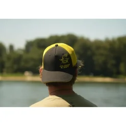 Casquette Black Cat Trucker Cap Noire et Jaune