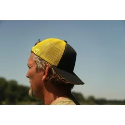 Casquette Black Cat Trucker Cap Noire et Jaune