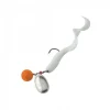 Cuiller Mepps Aglia Spinflex Orange Argent Blanc