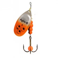 Cuiller Mepps Aglia-E Brite Argent Orange