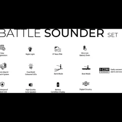 Detecteur de touches Black Cat Battle Sounder Noir 2+1