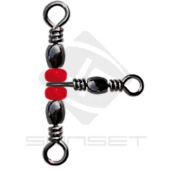 Emerillon Rotatif Sunset Triple Swivel W/ Beads ST-S-1706