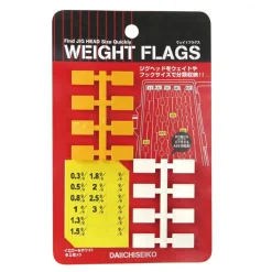 Etiquettes Dai-ichi Seiko Weight Flags