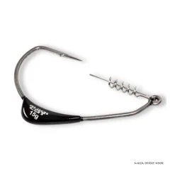 Hamecon Simple Plombe Black Cat Mega Offset Hook 12/0