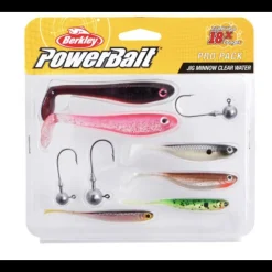 Kit Leurres Souples Berkley Pro Pack Jig Minnow Clear Water
