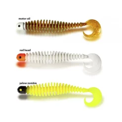 Leurre Souple Black Cat Curly Worm 17cm