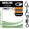 Micro Emerillons Simple + Agrafe Spirale Garbolino Streamline