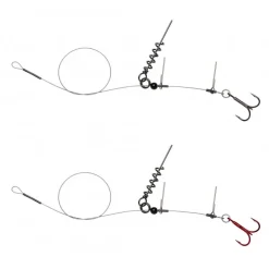 Montage Savage Gear Linethru Corkscrew Rig