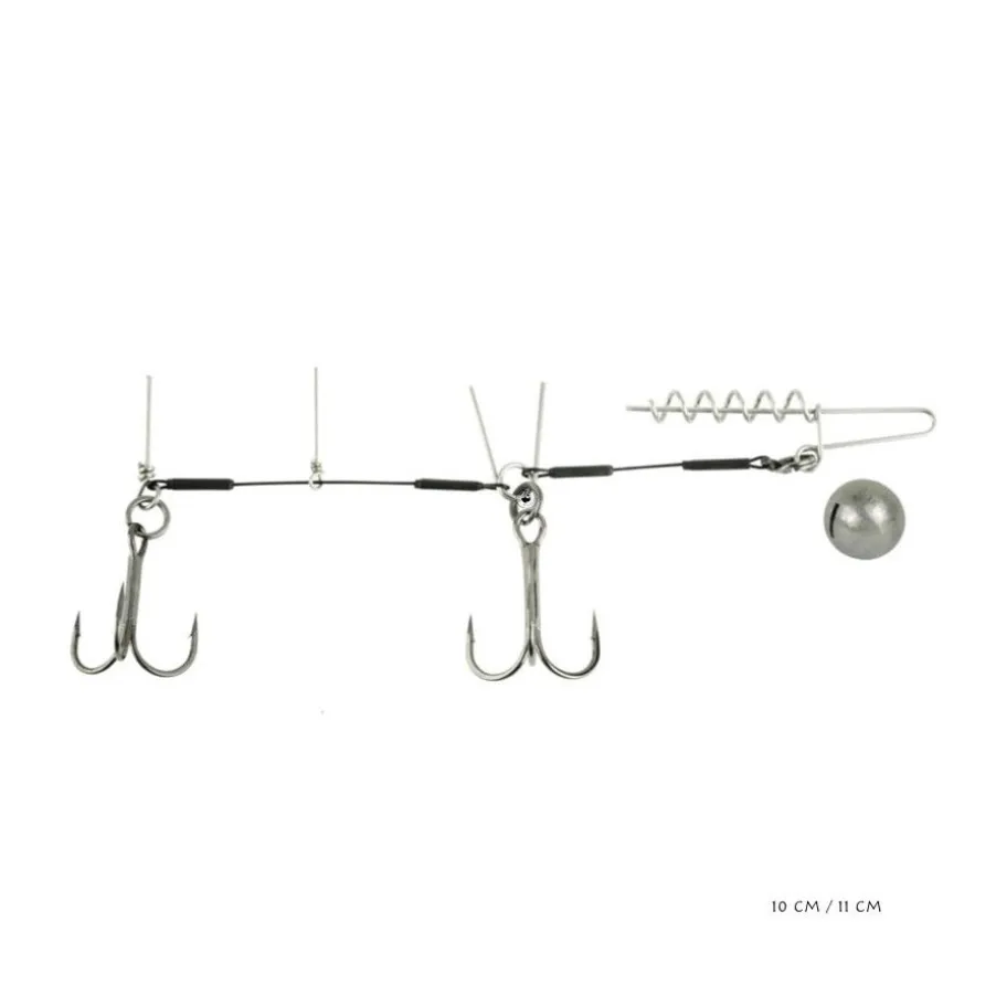 Montage Spro Softbait Spiral Stinger Rig