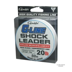 Nylon Monofilament Gamakatsu G-Line Shock Leader 50m
