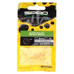 Perle Spro Round Smooth Glass Beads Clear Diamond