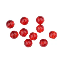 Perle Spro Round Smooth Glass Beads Red Ruby