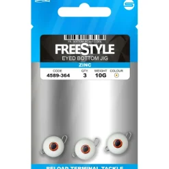 Plomb Spro FreeStyle Eyed Bottom Jigs Glow White
