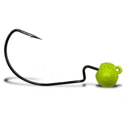 Tete Plombee VMC RJ Rugby Jig Chartreuse