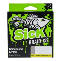 Tresse Berkley Sick Braid Hi-Vis Yellow 300m