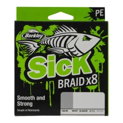 Tresse Berkley Sick Braid White 150m