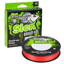 Tresse Berkley Sick Braid Red 150m