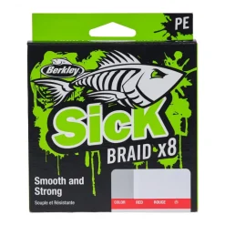 Tresse Berkley Sick Braid Red 150m