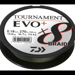 Tresse Daiwa Tournament 8 Braid EVO + 135m Vert
