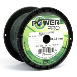 Tresse Power Pro Verte - Bobine 1370m