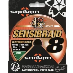 Tresse Sakura Sensibraid 8X Eco-Pack Green 150m