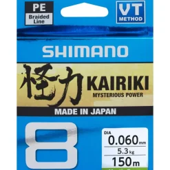 Tresse Shimano Kairiki 8 300m Mantis Green