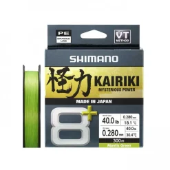 Tresse Shimano Kairiki 8 Plus 300m Mantis Green