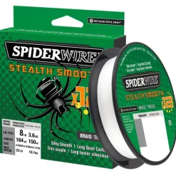 Tresse Spiderwire Stealth Smooth 12 Braid 150m Transluscent