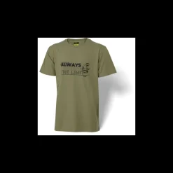 T-Shirt Black Cat Khaki
