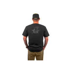 T-Shirt Black Cat Logo Black